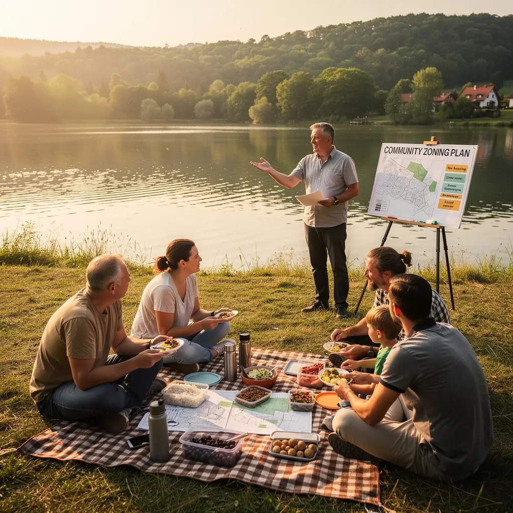 Pohled na rozestavД›nГ© bydlenГ­ s vГЅhledem na mД›stskГЅ park