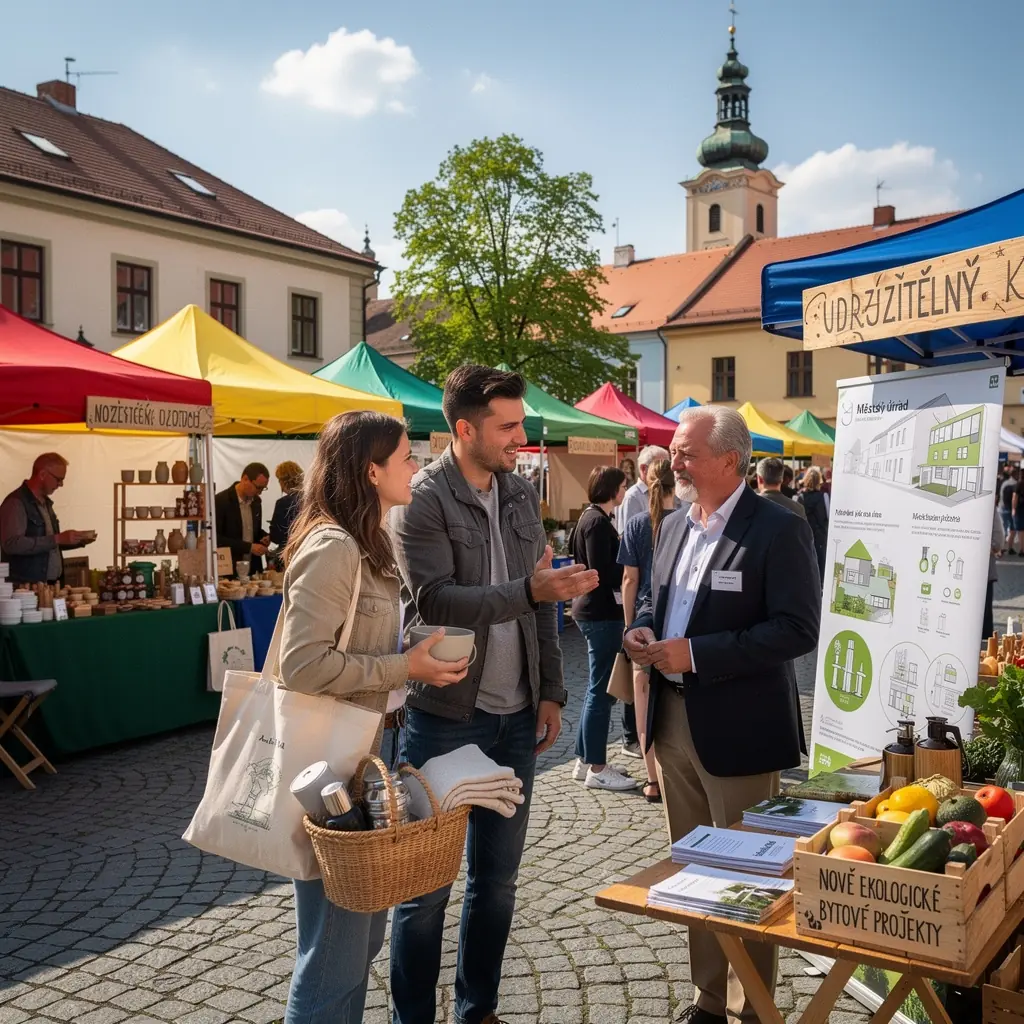 Ilustrace urbanistickГ©ho plГЎnovГЎnГ­ s vyznaДЌenГЅmi zГіnami